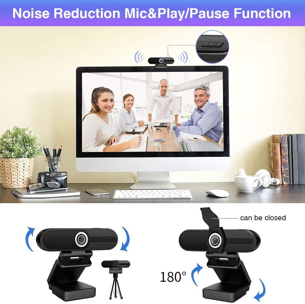 4K Webcam for PC and Laptop