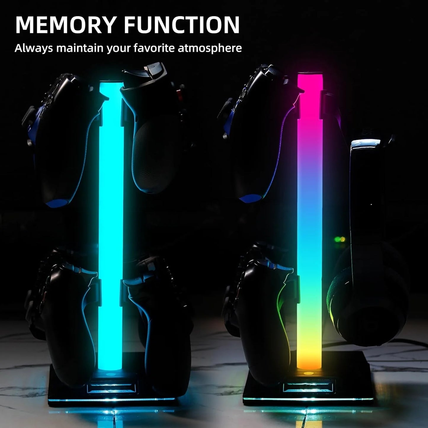 RGB Gaming Headphones Stand