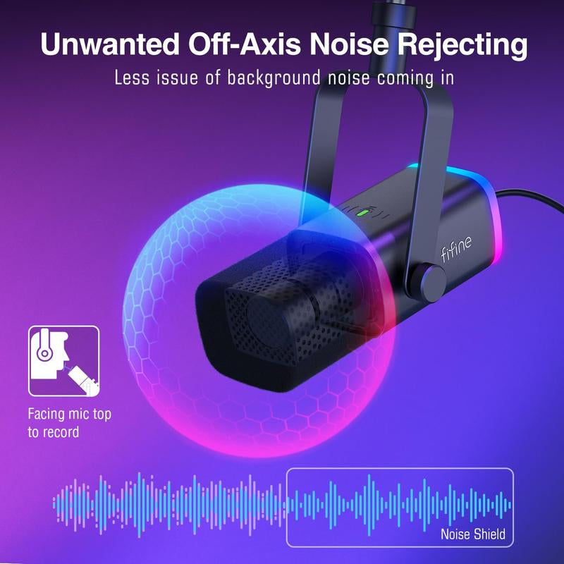 USB Gaming Microphone Set