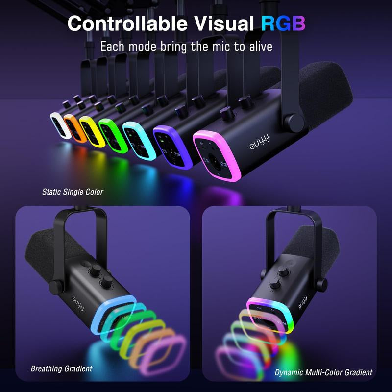 USB Gaming Microphone Set