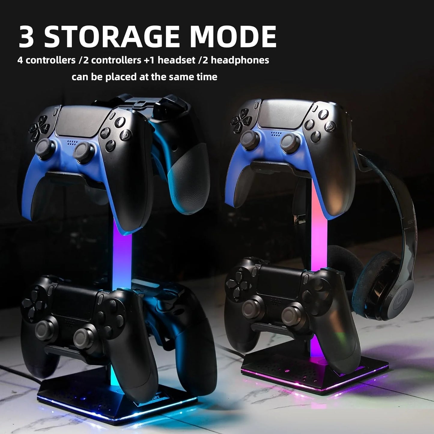 RGB Gaming Headphones Stand