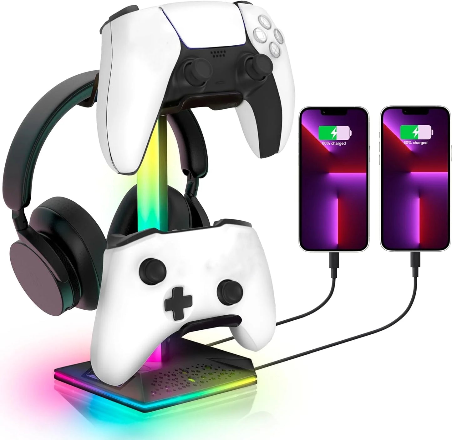 RGB Gaming Headphones Stand