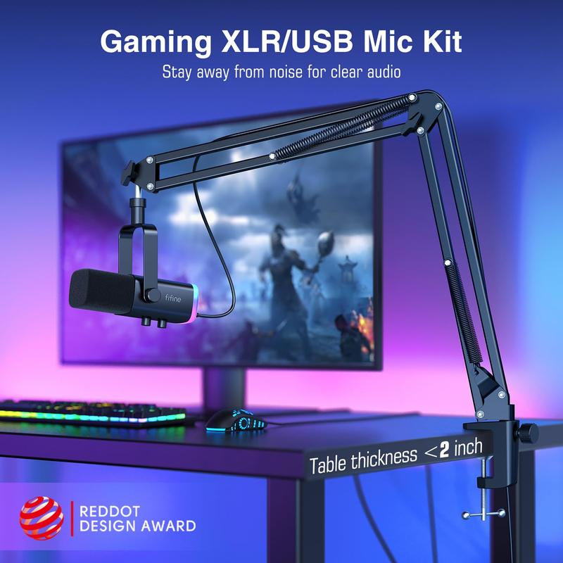 USB Gaming Microphone Set