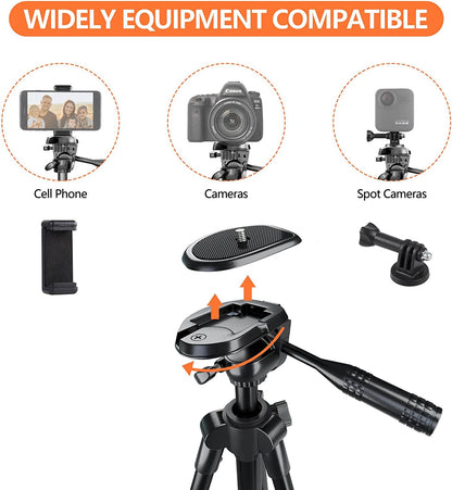 Tripie Profesional Para Telefono Celular Y Camara Tripod for Cellphones+Con