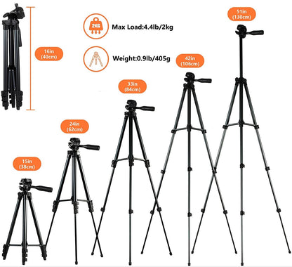Tripie Profesional Para Telefono Celular Y Camara Tripod for Cellphones+Con