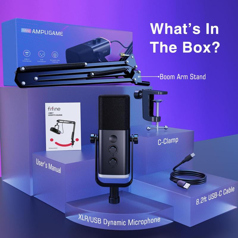 USB Gaming Microphone Set