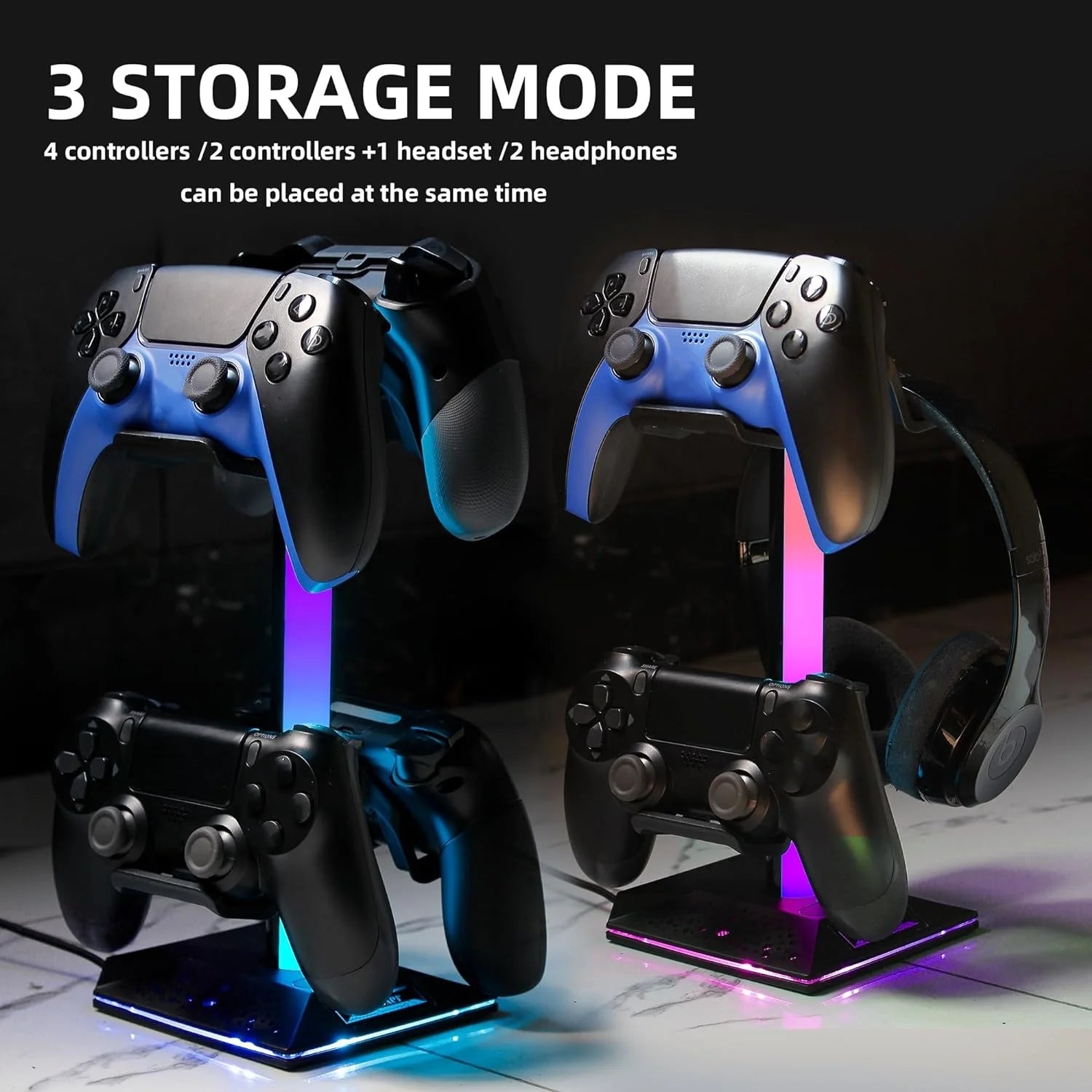 RGB Gaming Headphones Stand